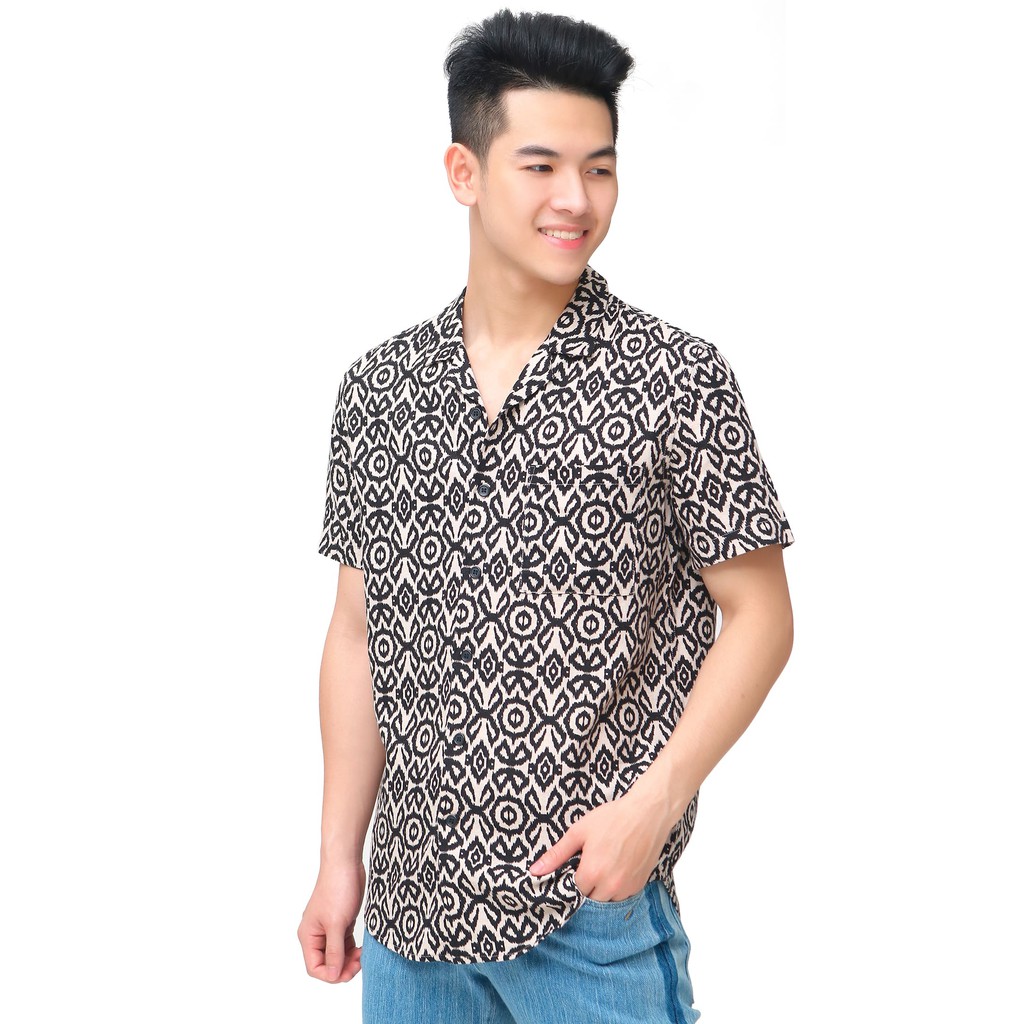 Áo sơ mi cộc tay nam Narsis D0008