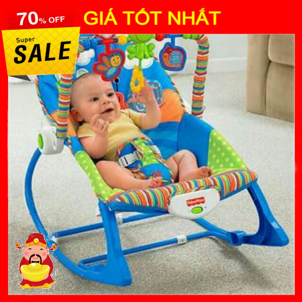 [ GIÁ TỐT NHẤT ]  GHẾ RUNG FISHER-PRICE X7033 [ HÀNG CHÍNH HÃNG ]