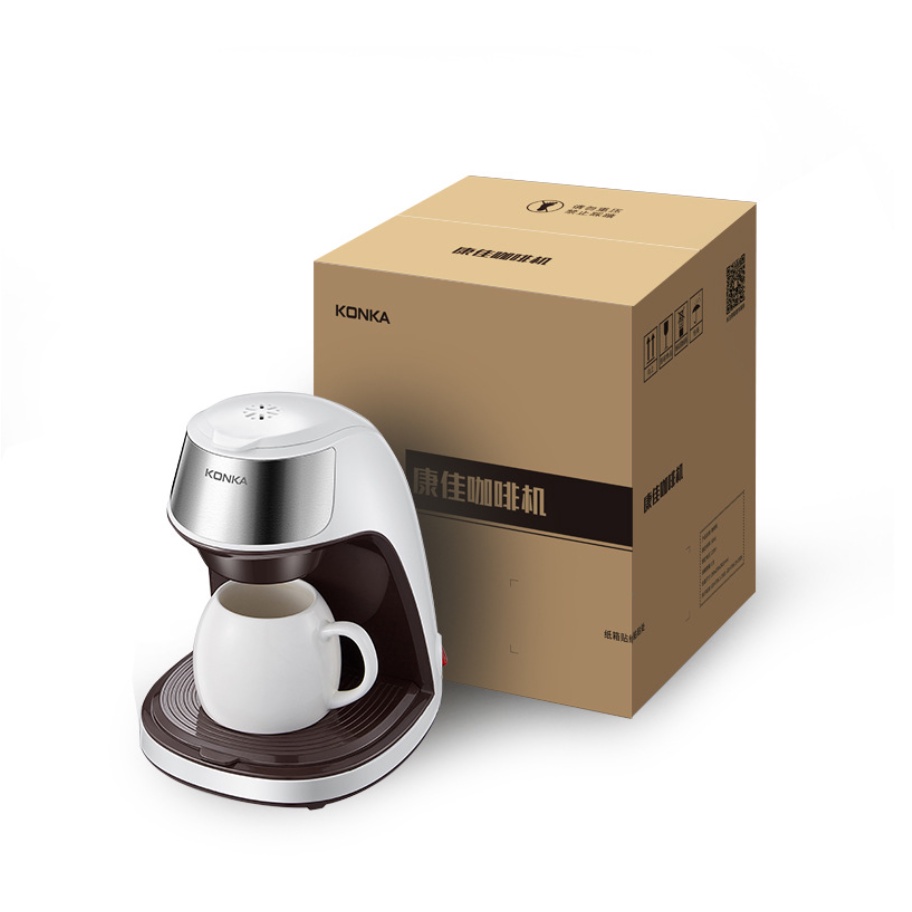 [Mã ELHADEV giảm 4% đơn 300K] Máy xay cà phê Mini KONKA Chính hãng tự động PTQ tiện dụng cho nhà bếp tặng kèm cốc