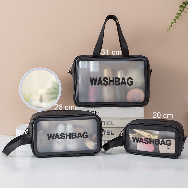 Túi đựng mỹ phẩm trong suốt chống Thấm Nước Washbag 2020 jack1997