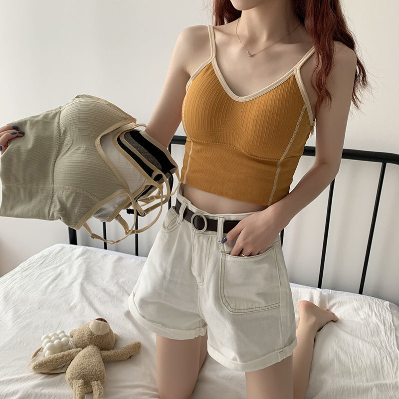 183199 Áo Lót Thể Thao Hai Dây Dáng Chữ U Hở Lưng Không Đường May Phiên Bản Nâng Cấp