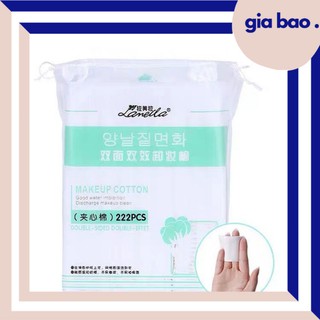 BÔNG TẨY TRANG LANELLA - BÔNG TẨY TRANG COTTON MỀM COMBO 222 CHIẾC - BTT
