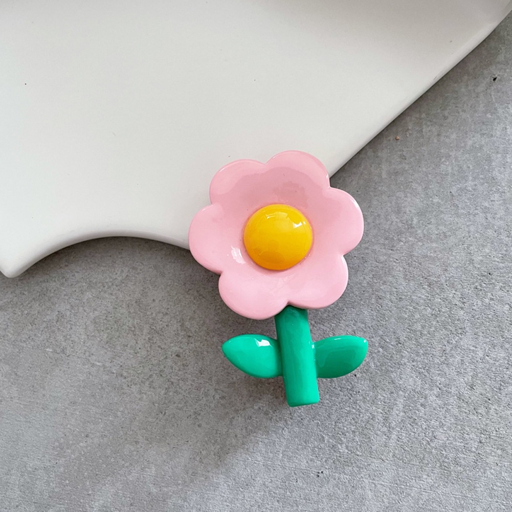 Kẹp Tóc acrylic Hình Hoa Nhiều Màu Sắc Dễ Thương Cho Bé Gái
