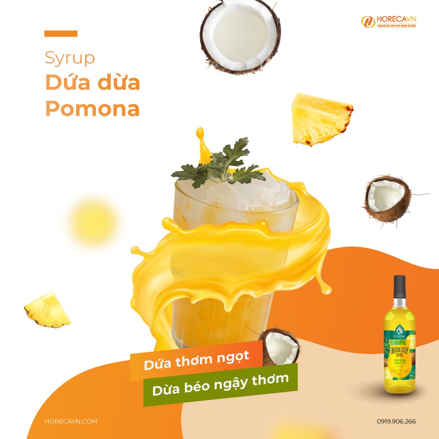 Siro Pomona Các Vị - Phân Phối Độc Quyền, Giá Ưu Đãi