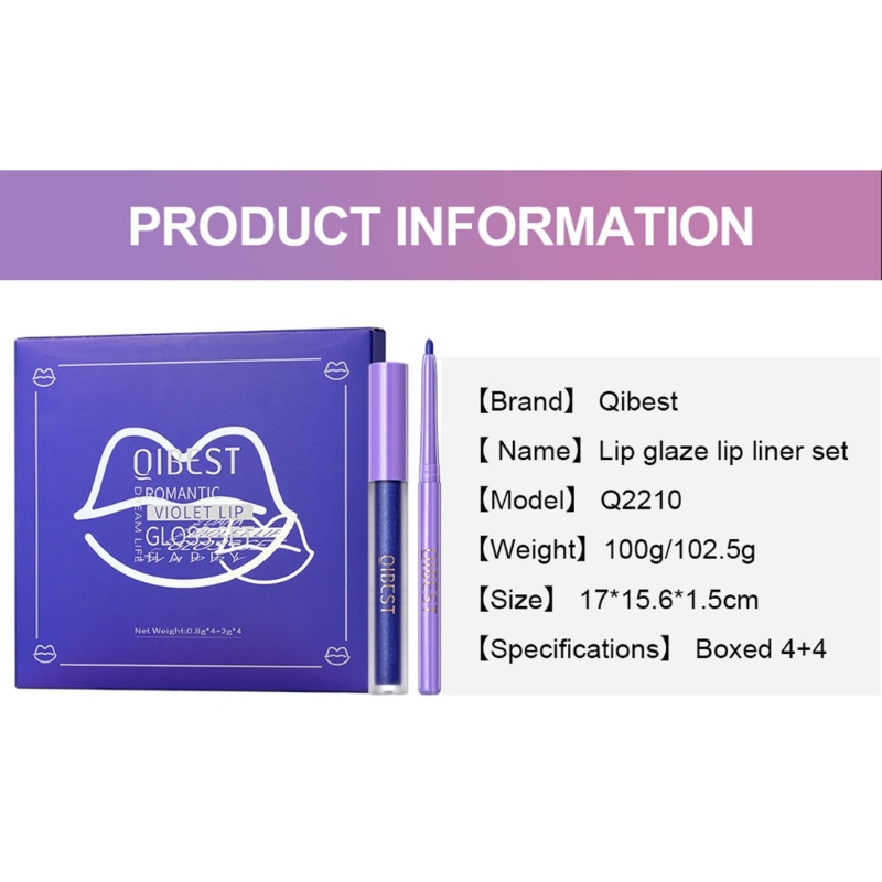 Bộ Son Môi Và Chì Kẻ Viền Môi Chất Nhung Lì YOUYO