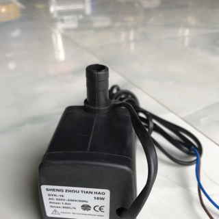 Máy bơm chìm mini 220v/ 16w. Dùng cho máy quạt hơi nước  bơm bể cá