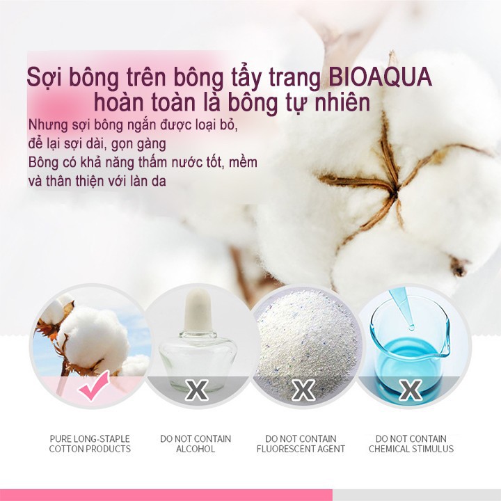 Combo Nước Tẩy Trang Và Bông Tẩy Trang Tẩy Sạch Bụi Bẩn | BigBuy360 - bigbuy360.vn