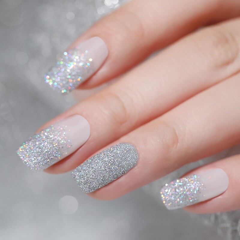 Nhũ cát rắc móng kim tuyến nail