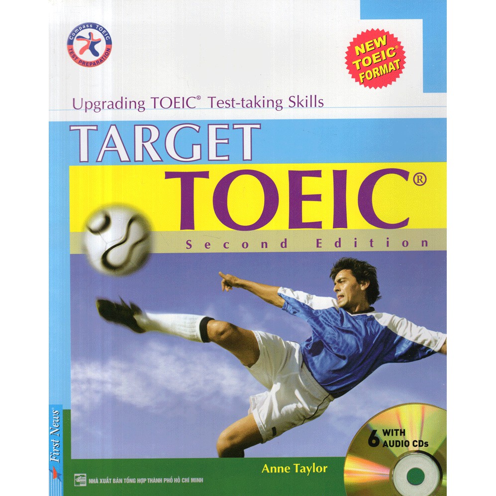 Sách - Target Toeic (Sách + 6CD) Tặng Bút Bi