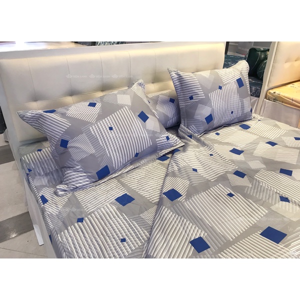 Bộ ga gối Sông Hồng Basic cotton BC22057