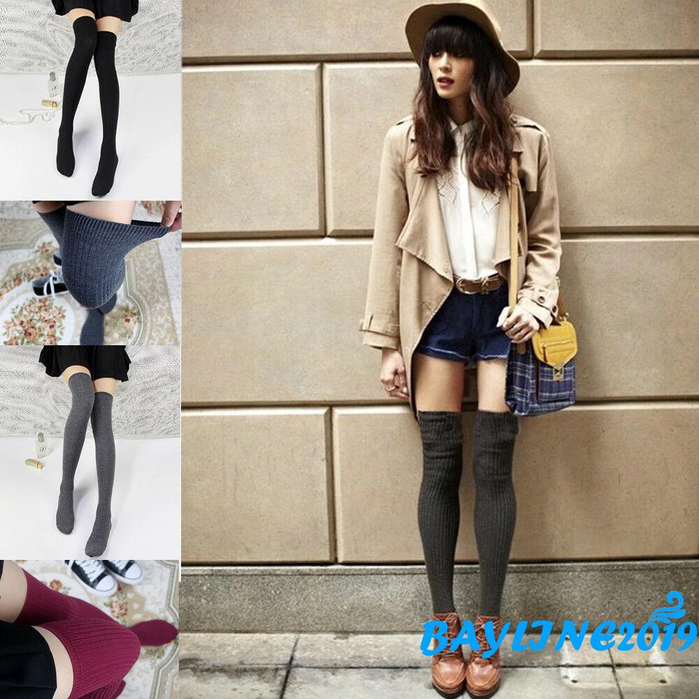 Vớ len dài ấm áp thời trang dành cho nữ