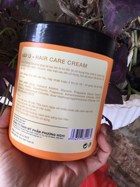 Dầu hấp ủ tóc coconut hari care cream alenka