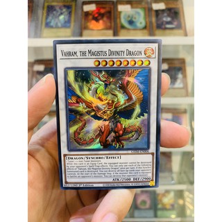 Thẻ Bài YugiOh! Mã GEIM-EN006 - Vahram - the Magistus Divinity Dragon - Super Rare - 1st Edition