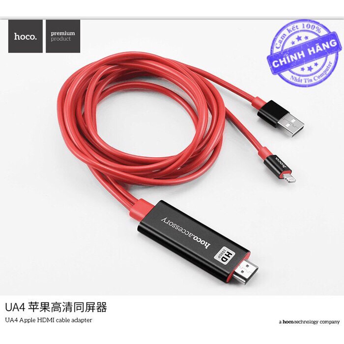 Cáp HDMI Iphone Kết Nôi TiVi Chất Lượng FullHD Thiết Kế Bền Đẹp
