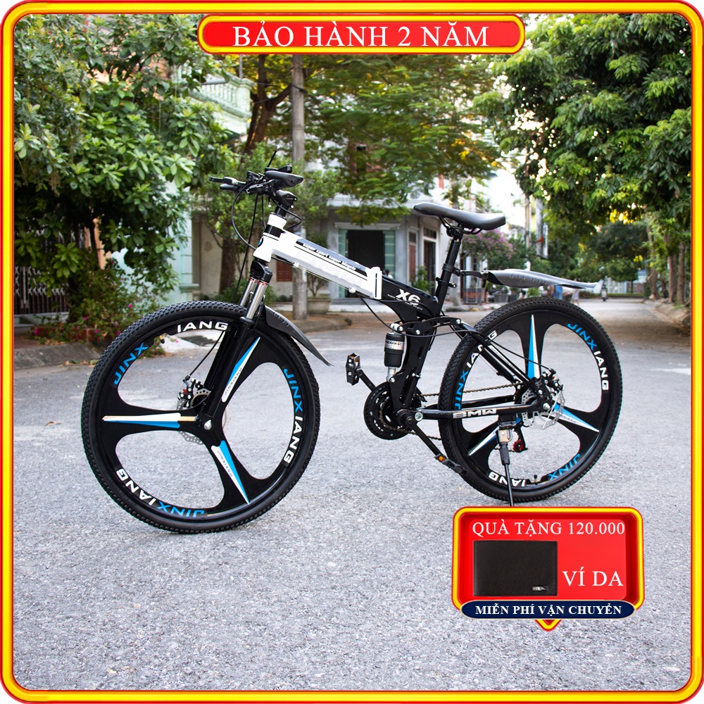 Xe đạp thể thao địa hình BMW X6 có thể gấp gọn cá tính mạnh mẽ phù hợp cho mọi lứa tuổi, giới tính