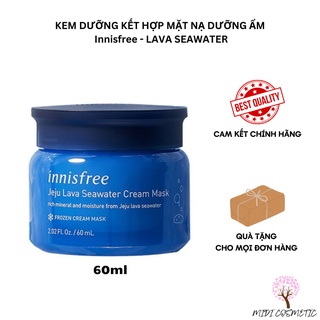 Kem Dưỡng Ẩm Kết Hợp Mặt Nạ Cấp Nước Chuyên Sâu Dành Cho Da Khô Innisfree Jeju Lava Seawater Cream Mask 60ml