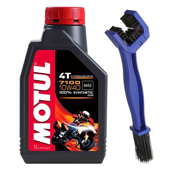 Nhớt Motul H-Tech 100 10W40 dành cho xe số, tay côn