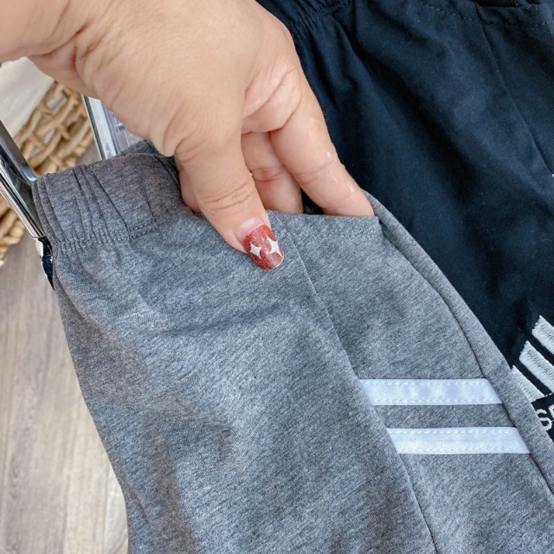 Quần đùi cotton Sài Gòn bé trai BB sport