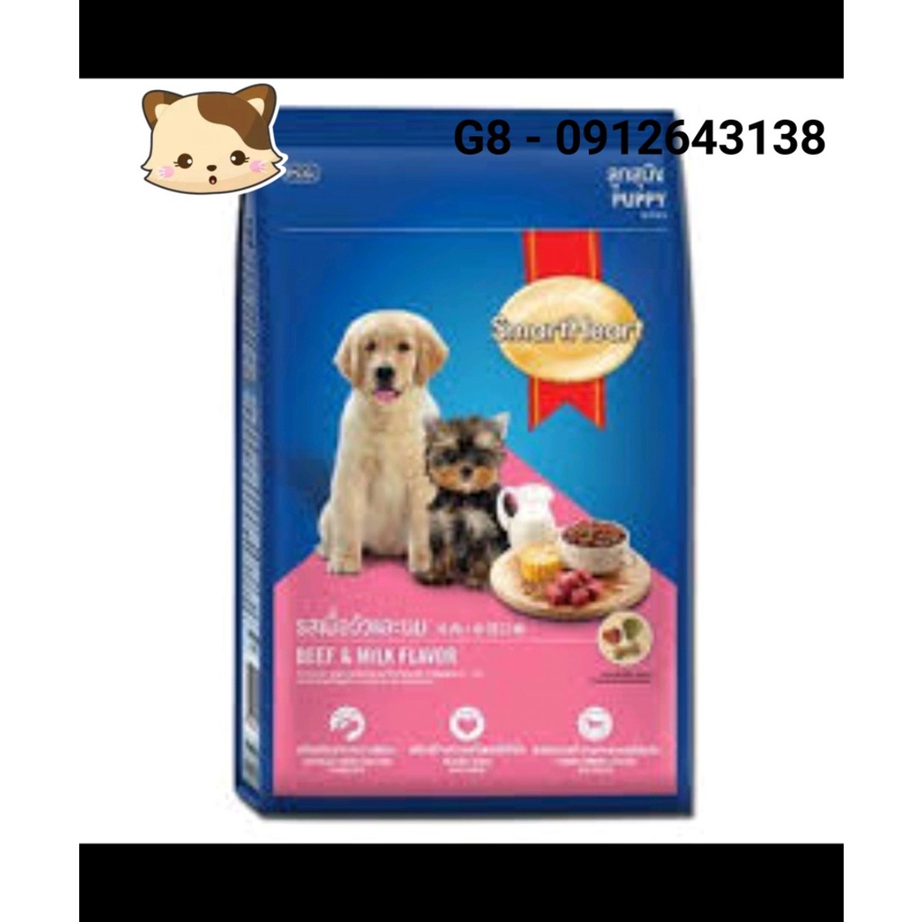 400g SmartHeart Pupppy - Thức ăn dành cho chó nhỏ chó dưới 12 tháng