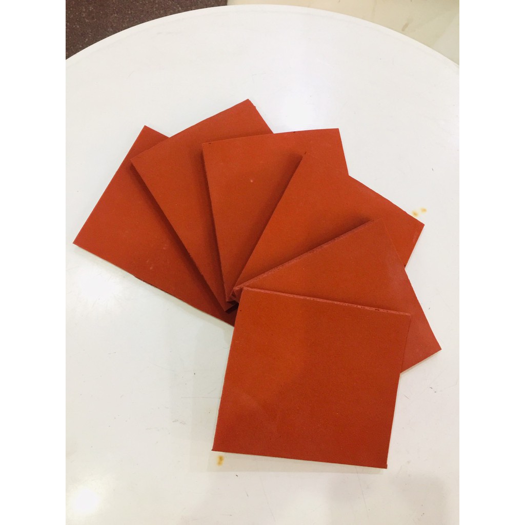 Tấm cao su chịu nhiệt cho máy ép dày 0.8-1cm  38x38 / 40x60 / 32x45 / 15x15 / 60x80