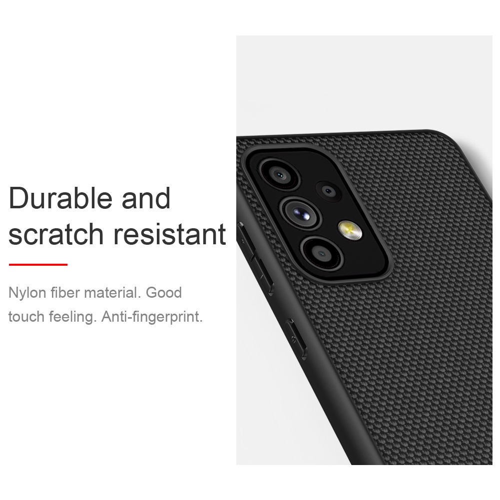 Ốp điện thoại Nillkin TPU + PC Sợi Nylon chống trượt chống sốc thời trang cho Samsung Galaxy A73 5G