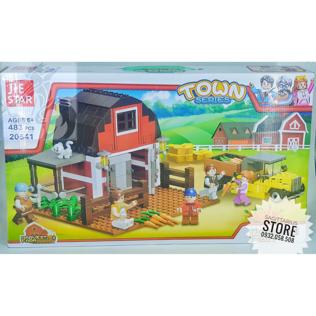 Lego Jie Star 20541 Lắp Ráp Nông Trại Của Mary - MaryLand Farm