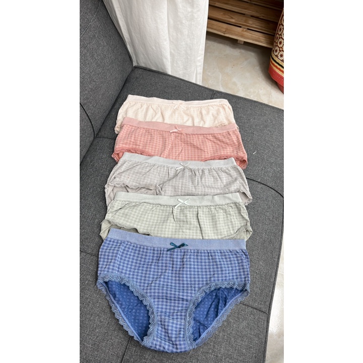 ( XẢ KHO ) Set 10 quần chip kẻ chất đẹp