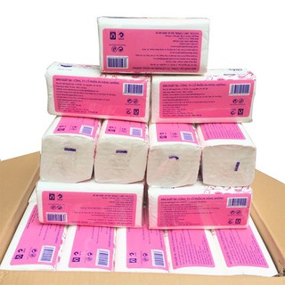 Combo 10 gói giấy lụa rút cao cấp - giấy ăn