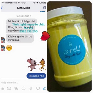 Tinh Bột Nghệ 100% Nguyên Chất HandMade