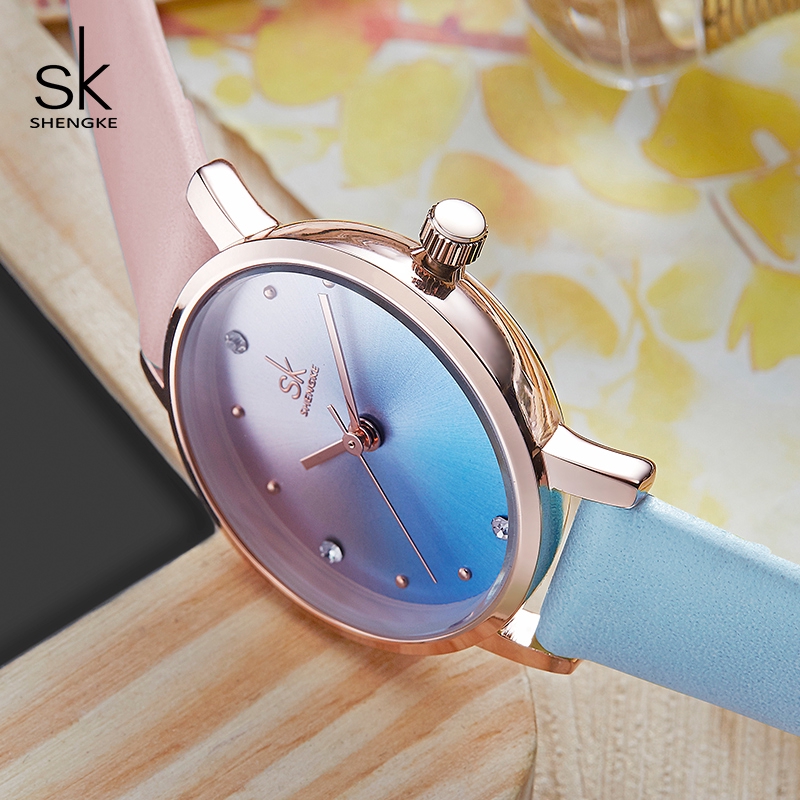 Đồng hồ nữ dây da Shengke K8029 | BigBuy360 - bigbuy360.vn