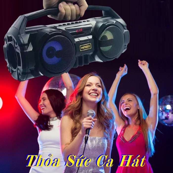 Loa Buetooth KM-S1 Super Bass KÈM Mic karaoke âm thanh trong trẻo