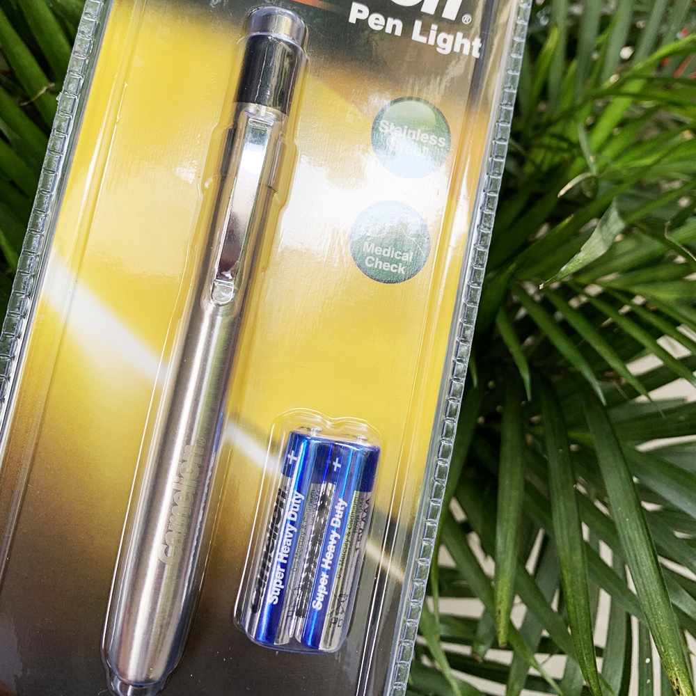 Đèn Bút Camelion Soi Tai - Mũi - Họng Penlight Kèm 2 Pin AAA Camelion