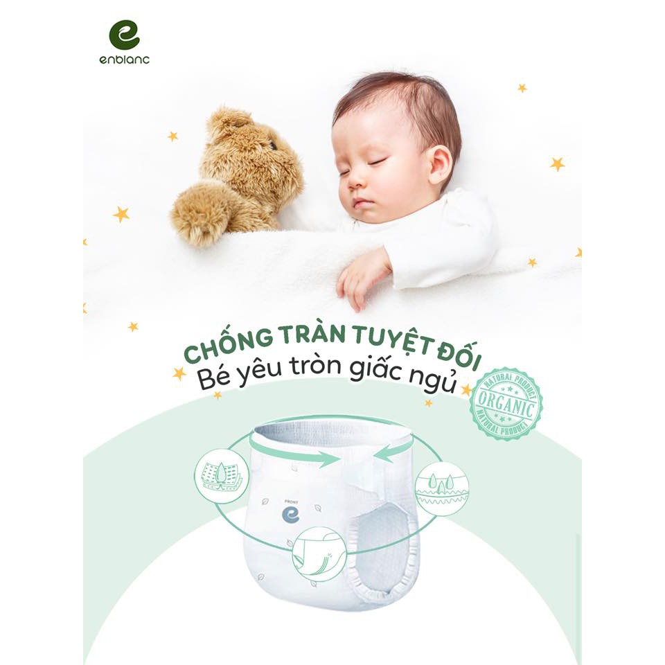 [Bb123] [HÀ NỘI] Bỉm dán/quần ENBLANC Organic nội địa Hàn quốc size S54,M48,L46,XL36,L42 trai/gái,XL32 trai/gái