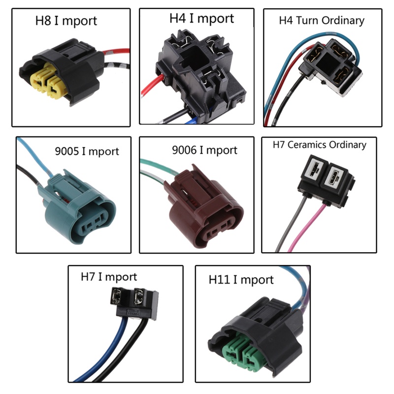 Ổ Cắm Dây Dẫn Đèn Pha Chịu Lực Tốt Cho Xe Hơi / Tàu Thuyền / Đèn Sương Mù Retrofit H4 Dura