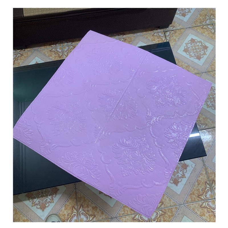 Combo 50 tấm xốp dán tường Hoa Văn Cổ Điển mới