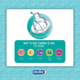 Bình sữa đa tốc độ Dodie 150ml
