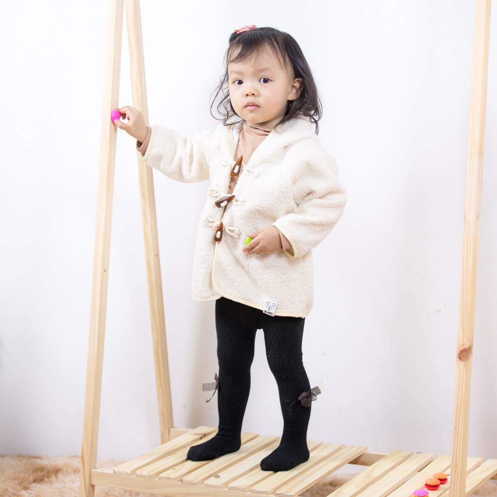 JOYO Áo Khoác Lông Cừu Ấm Áp Cho Bé Dưới 4 Tuổi
