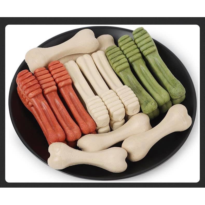 Xương gặm canxi sạch răng cung cấp khoáng chó Orgo High Calcium khử hôi miệng- Xương gặm dinh dưỡng cung cấp dd cho mèo