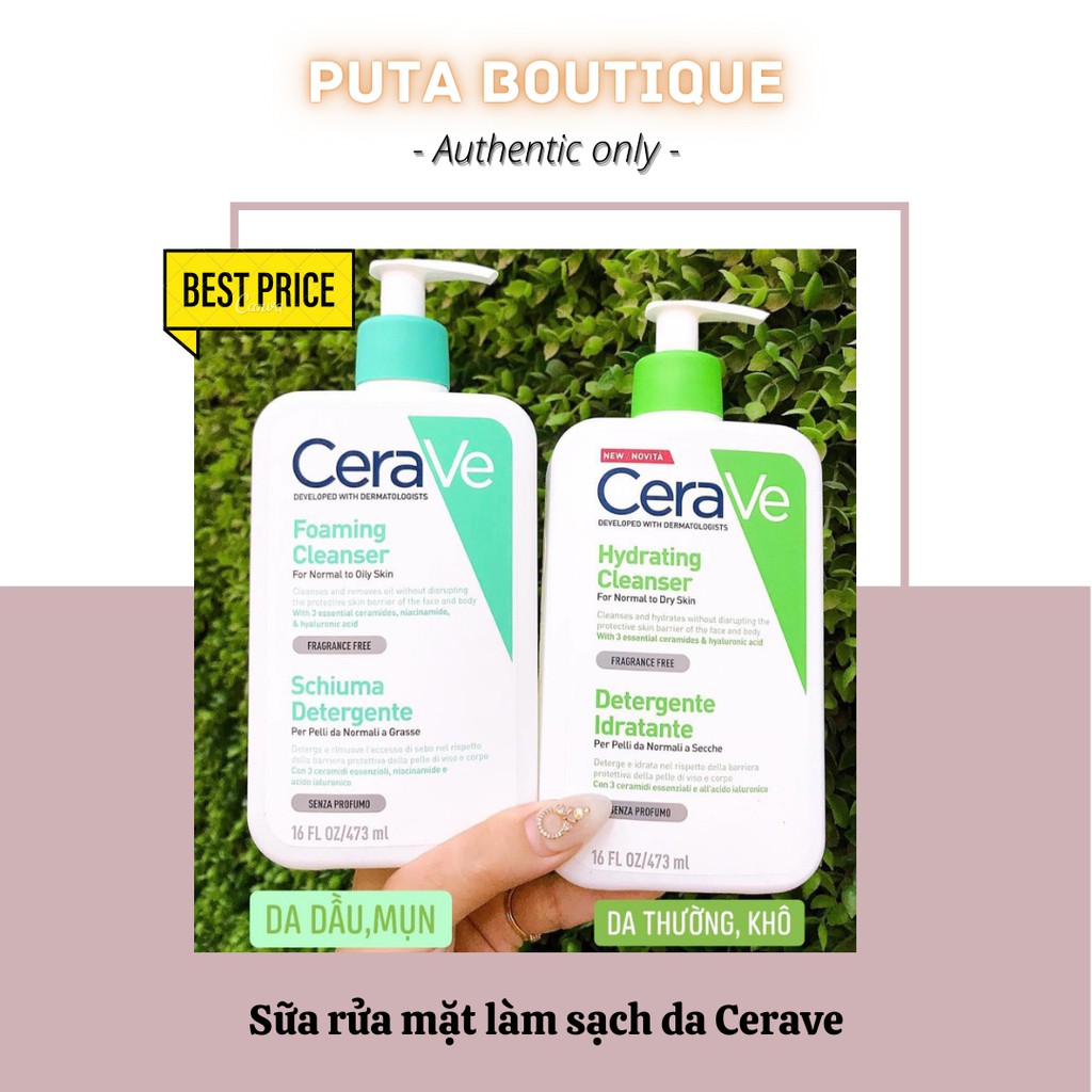 Sữa rửa mặt Cerave chính hãng | BigBuy360 - bigbuy360.vn