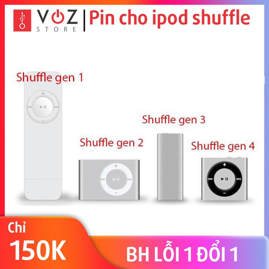 [Mã ELHA9 giảm 15% đơn 50K] Pin thay thế cho ipod nano