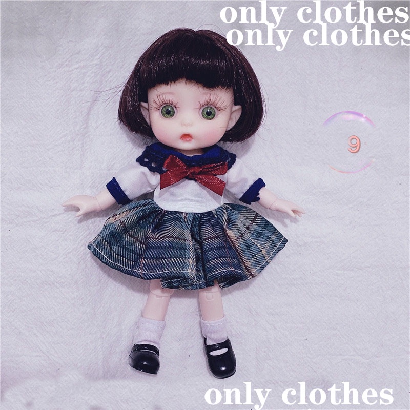 Bộ trang phục hóa trang cô hầu gái cho búp bê 1/12 ob11