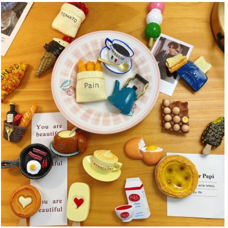 Miếng Dán Nam Châm Trang Trí Tủ Lạnh Sáng Tạo