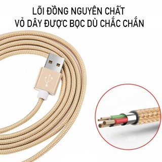 DÂY SẠC NHANH MICRO BAGI. BỌC DÙ, ĐU KHÔNG ĐỨT.