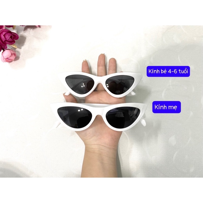 Sét kính mẹ và bé Shein (kính mẹ dưới 65kg, kính bé từ 4-6 tuổi) full box chính hãng, có mail mua hàng của web