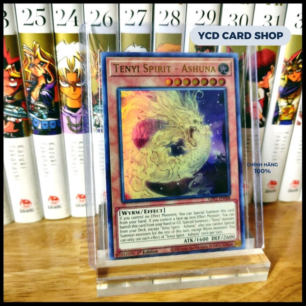 Thẻ bài Yugioh Chính Hãng Tenyi Spirit Ashuna – Ultra Rare