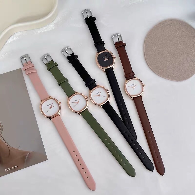 Đồng hồ thời trang nữ SULAROU mặt tròn 26mm tuyệt đẹp phong cách hiện đại