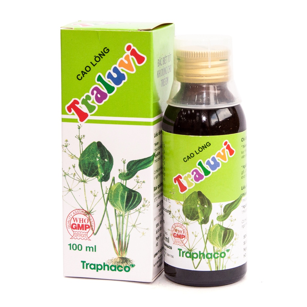 Siro, cao lỏng Lục Vị Traphaco (Chai 100ml) [Traluvi / tralucvi / Lục vị ẩm]