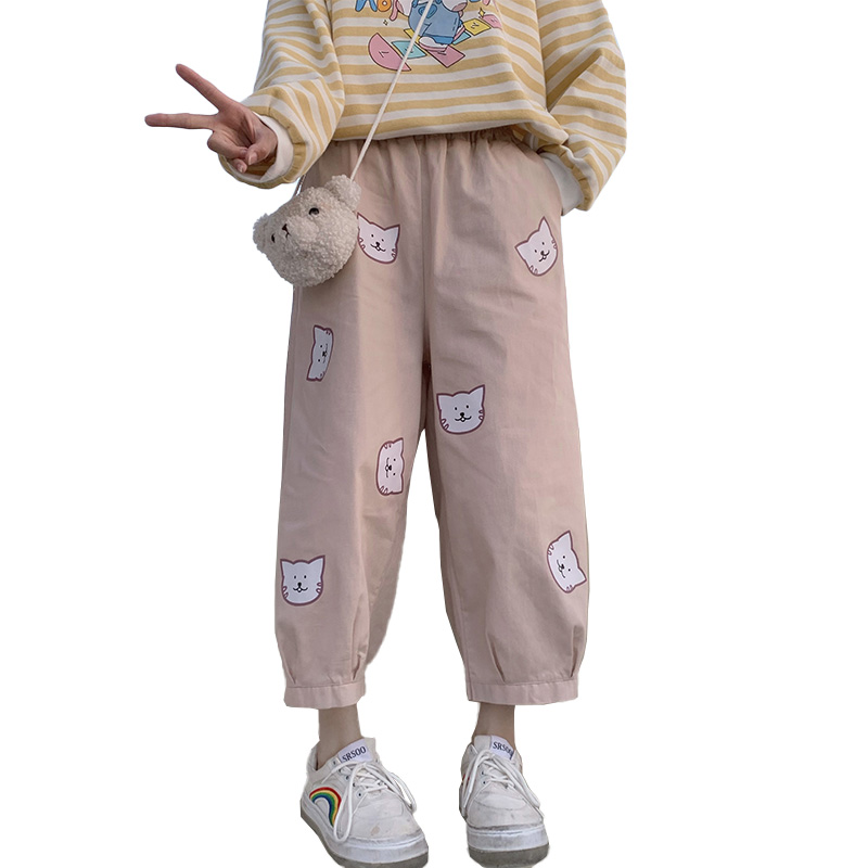 Quần Dài Dáng Rộng In Hoạt Hình Dễ Thương Thời Trang Cho Nữ | BigBuy360 - bigbuy360.vn