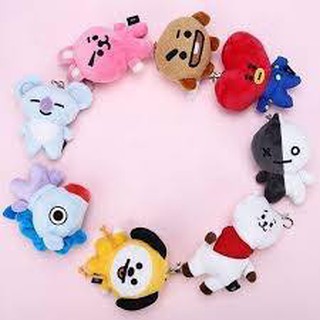 Móc Khóa Nhồi Bông BT21