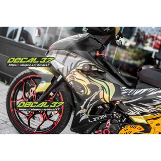 Tem Trùm Exciter 150 Đen Vàng Tiger